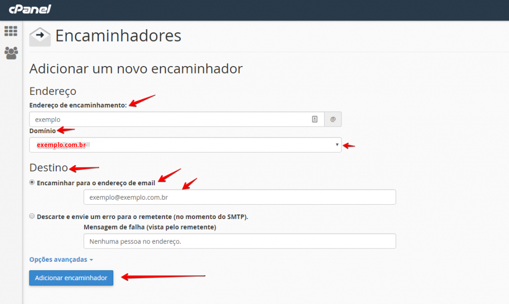 Redirecionar Automaticamente Email Para Pasta Criada